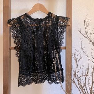 Zara • Lace Blouse